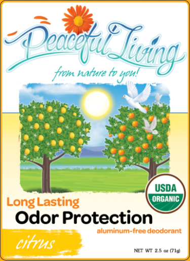 USDA Certified Organic Deodorant