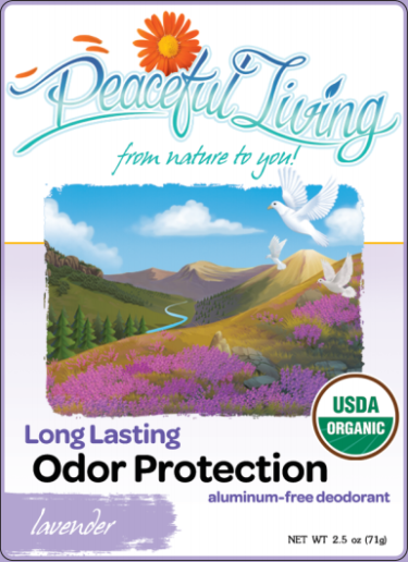USDA certified organic lavender deorant