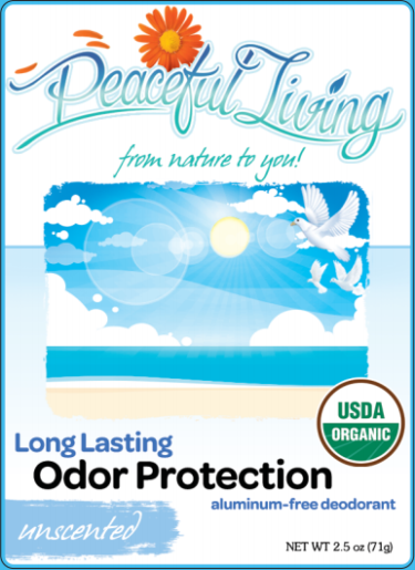 USDA Certified Organic Deodorant
